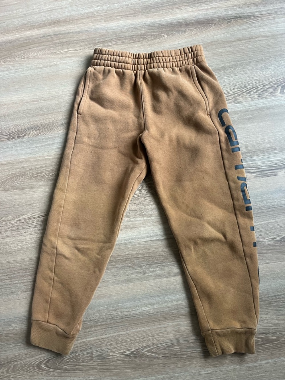Kids Carhartt Fleece Joggers with Side Logo boys size Small